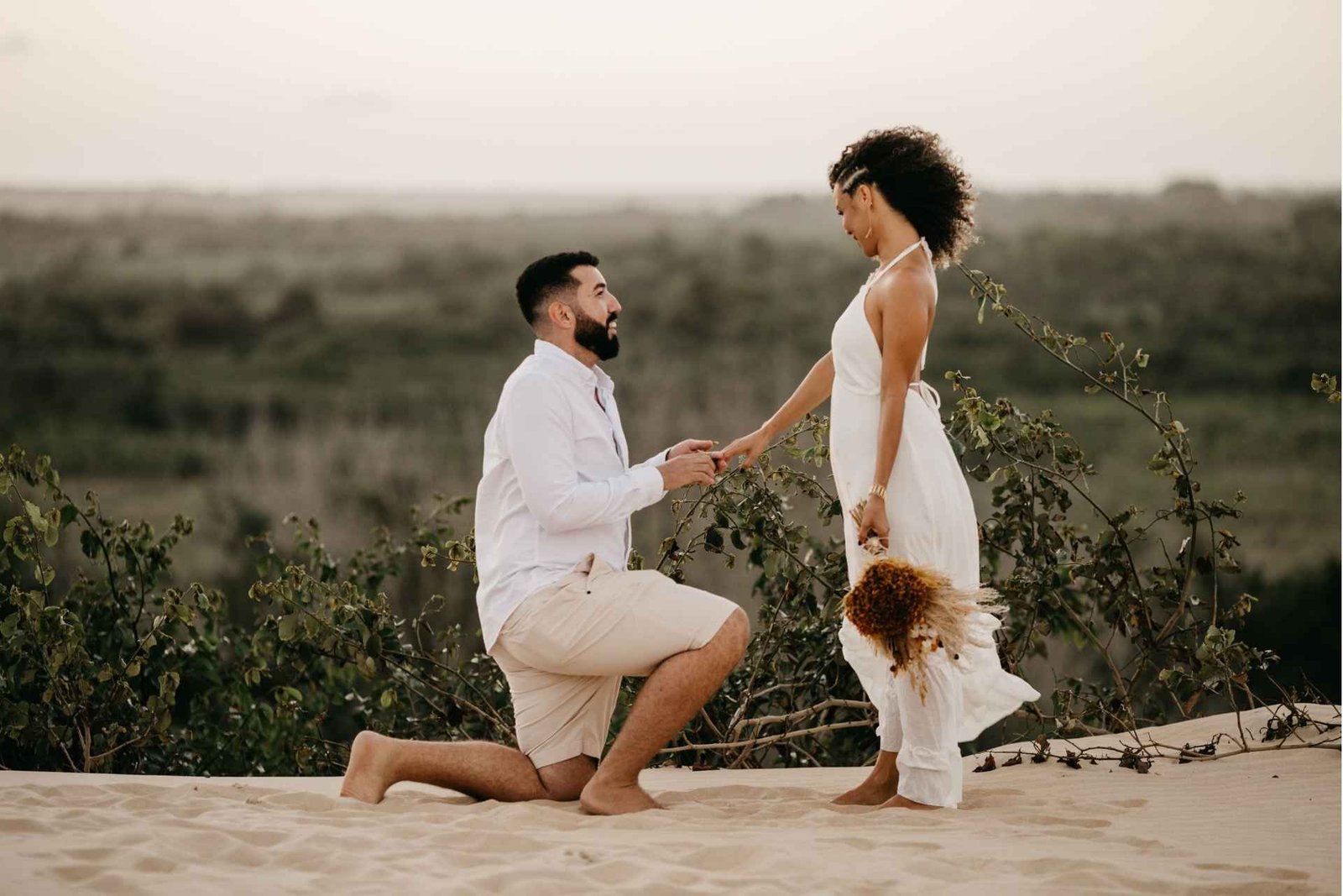 demande en mariage originale romantique sur la plage