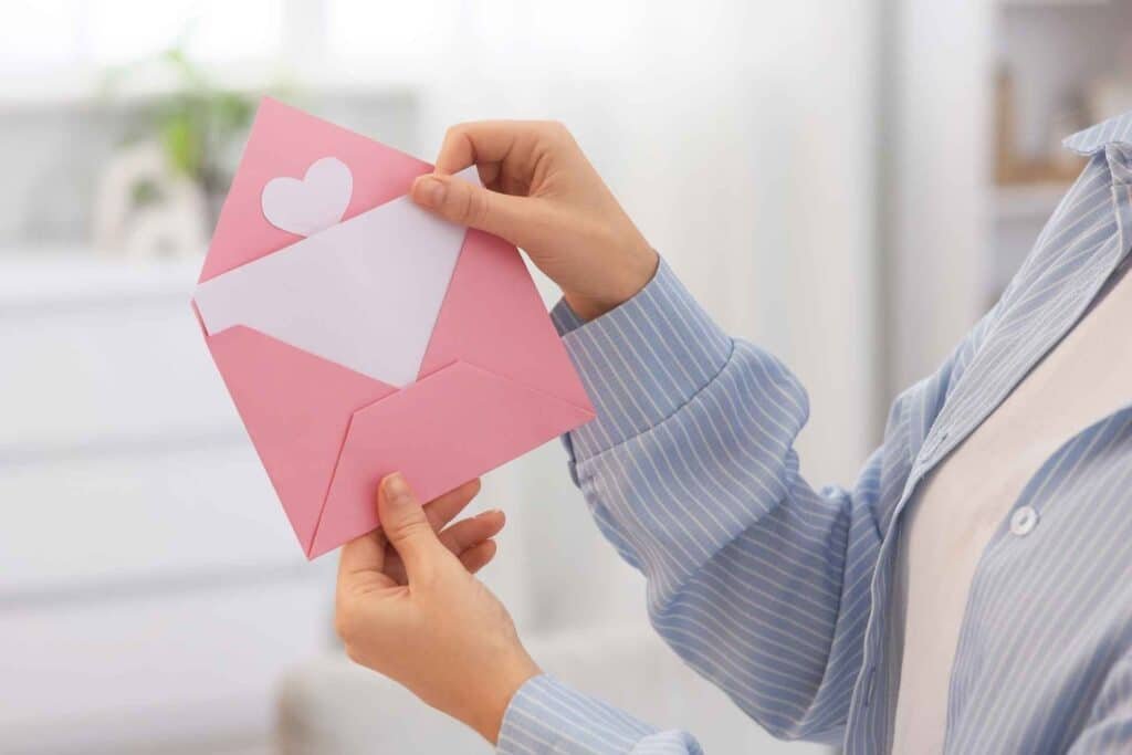 lettre personnalisée cadeau émotion message amour